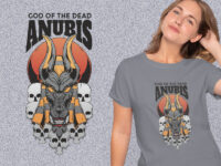 Anubis and skulls