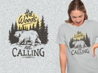 Bear Animal In The Woods kaos
