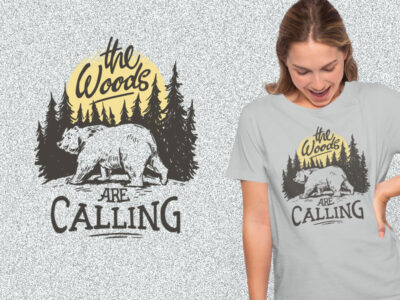 Bear Animal In The Woods kaos