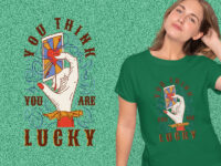 Cool Esoteric Lucky Card kaos