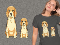 Cut Beagle Dog Puppies kaos