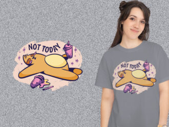Cute Tired Sloth Cartoon