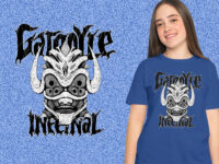 Devil Gargoyle Monster Hand Drawn