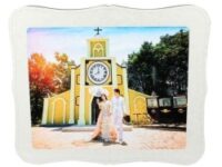 sablon Globulite MDF dengan desain atau foto sendiri