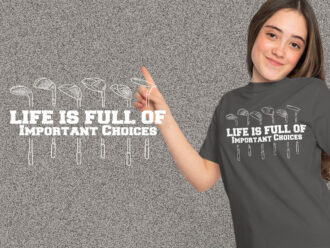Golfing Quote kaos
