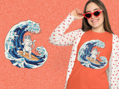 Javanese Wave Surfing kaos