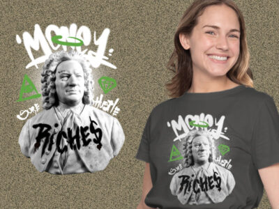 Money Statue Graffiti PSD kaos