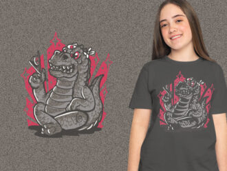 Monster Eating Sushi kaos