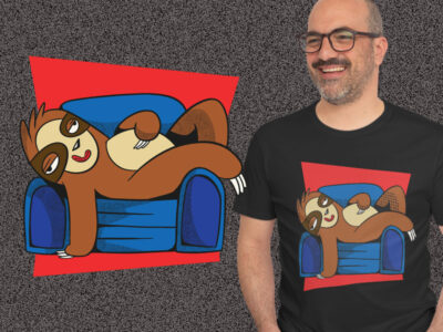 Sloth Animal in Cauch kaos