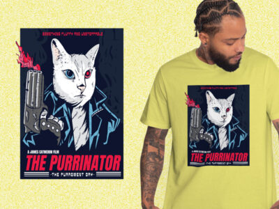 The Purrinator Parody Action Cat kaos