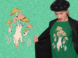 Trippy Mushroom With kaos