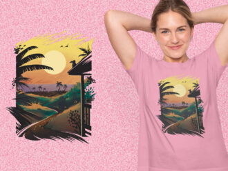 Tropical Beach Landscape