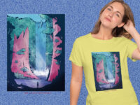 Waterfall Fantasi Landcape