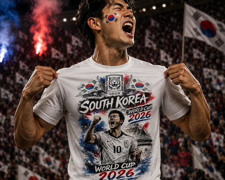 Kaos Piala Dunia 2026 — Korea Selatan
